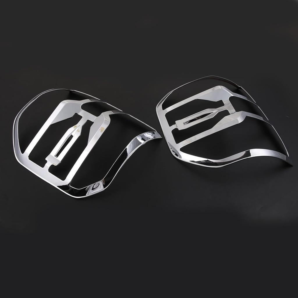 Lcojicep Car Tail Light Cover Trim Compatible with Ford Maverick 2022-2025 Rear Taillight Lamp Frame Cover Rear Headlight Frame Protection Cover