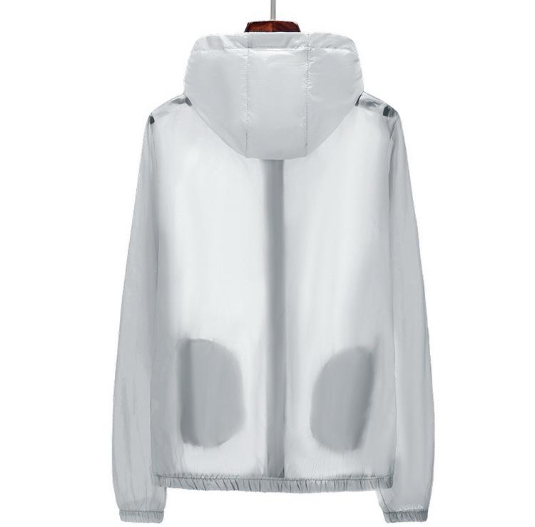 Unisex Summer Windbreaker with Custom Logo - Lightweight, Plus Size Sunscreen Jacket for Outdoor and Workwear