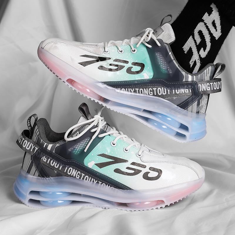 NEW Mens Sneakers Breathable Damping Sports Shoes Designer Casual Shoes Thick Sole Running Walking Shoes Trainers Sport Sneakers