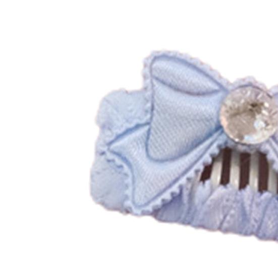 Yousheng Bow Tie Rhinestone Decor Dog Hairpin Medium Dog Cat Barrette Pet Headwear