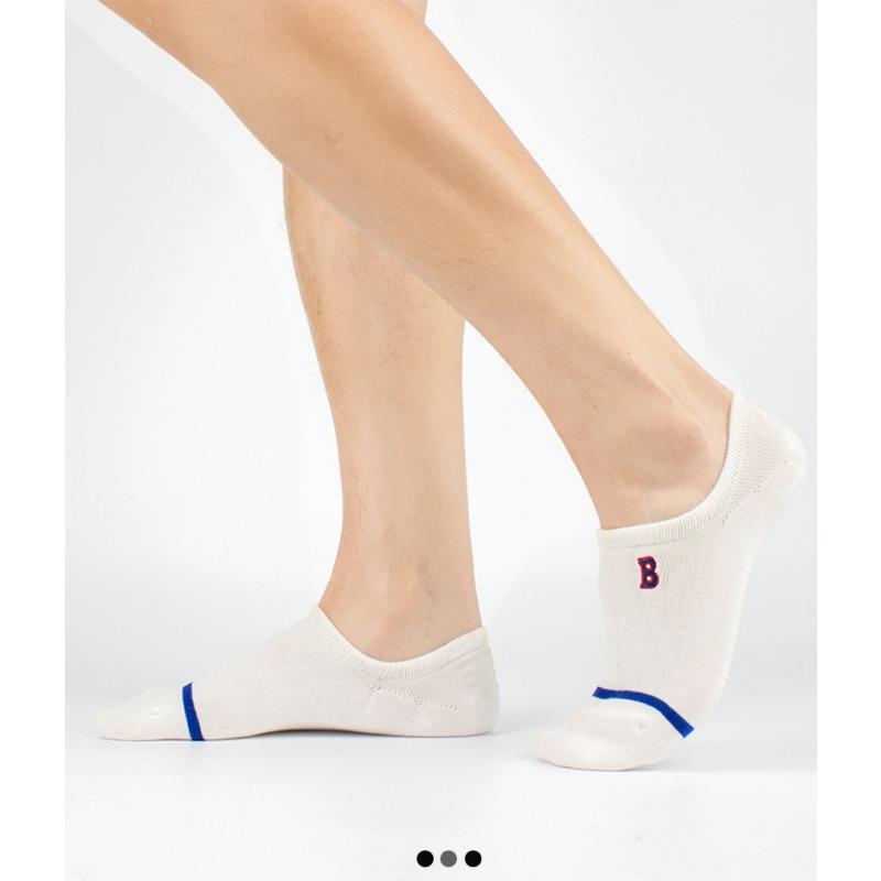 6 Pairs of Socks Men's Summer Thin Short Socks Sweat-absorbing Breathable Mesh Boat Socks Men's Non-slip Non-drop Heel Men's Socks Boneless Socks