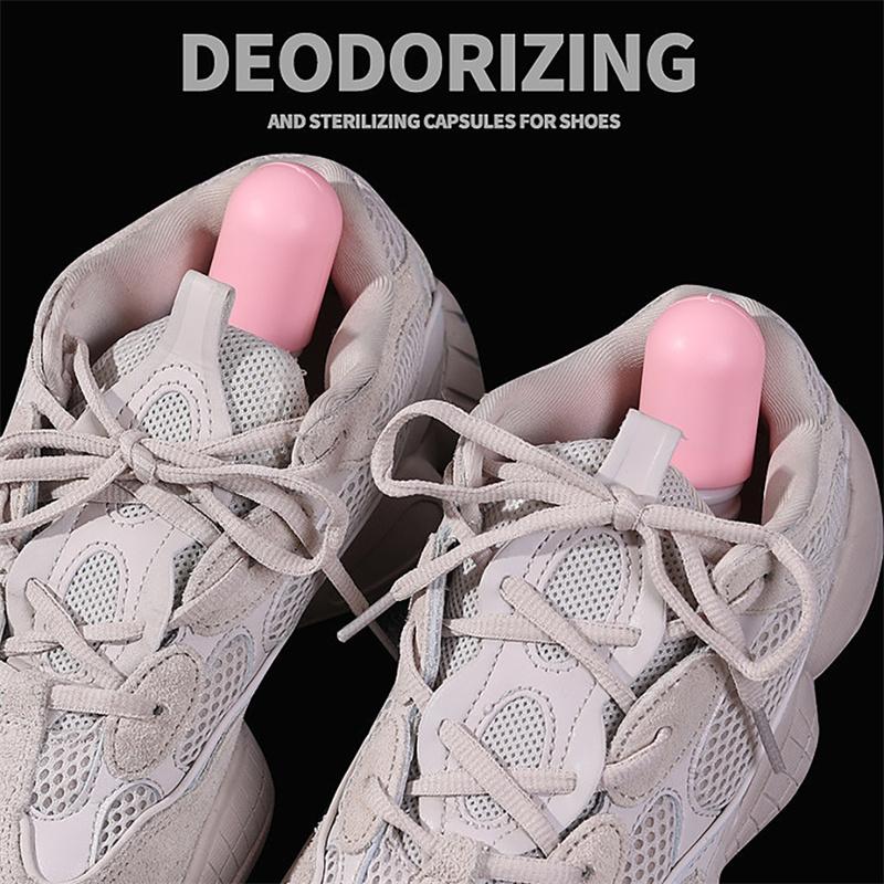 Shoe Deodorizer Balls Capsule Sweat Absorbing Odor Eliminator Breathable Fragrance Shell for Leather Shoes Sneakers Closet