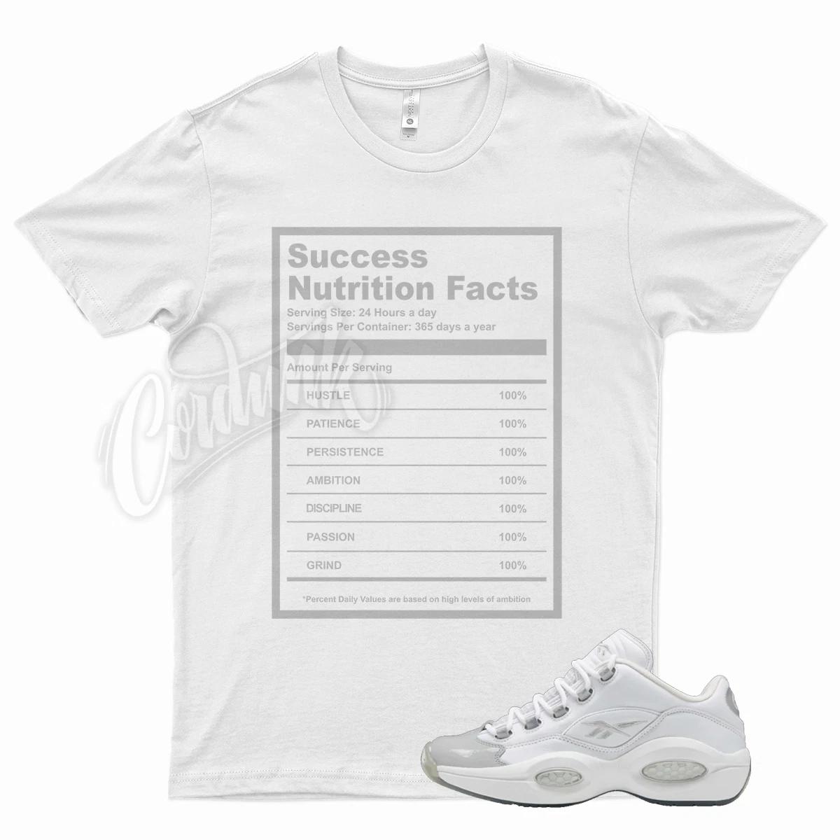Белая футболка SUCCESS для Question Low Grey Toe Ftwwht Pugry3 Pugry2 3XL