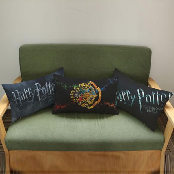 Badge Hogwarts Potter Pillowcase Cushion Cover Home Decor New
