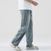 Retro Jeans Men's Spring New Loose Straight Wide Legs Casual Pants