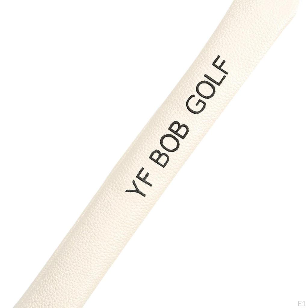 Synthetic Leather Golf Headcover Alignment Sticks Cover Pointing Sleeve Supplies Training Aid