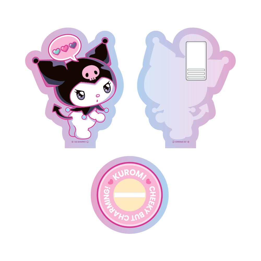 Tees Factory Sanrio Turning Acrylic Stand with x x Clip, H7.7 W6.3 D5cm, SR-5542944FM