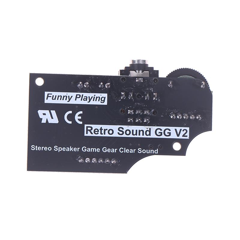 High Quality Dual Channel Volume Audio Board For Sega Game Gear Using Elna Audio Capacitors, Max Double Original Volume Output