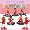 5 Stück Slam Dunk Figuren Set Sakuragi Hanamichi Kaede Rukawa Kuchenaufsatz Geschenk