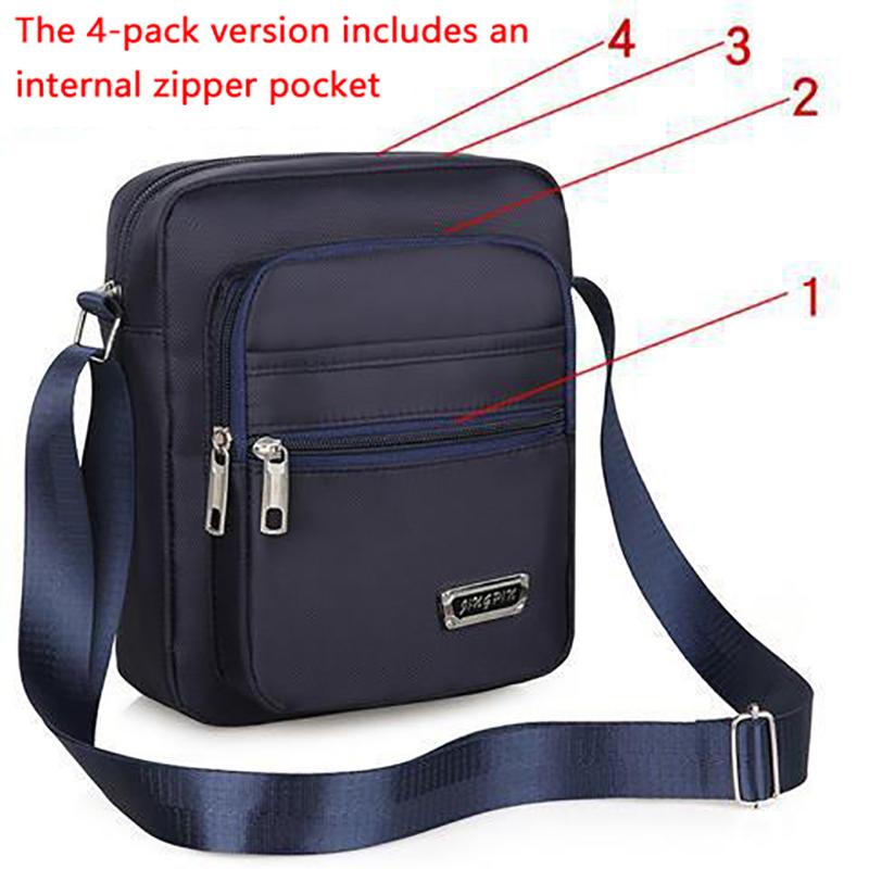 

Brand Men Crossbody Bags Male Nylon Shoulder Bags Boy Messenger Bags Man Handbags For Travel Casual Large Satchel Grey
