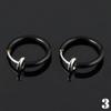 3Pair Creative Fashion Gifts Fakes Nose Lips Ring Spring Clip Hoop Earring Unisex Piercing Septum Accessories Decoration