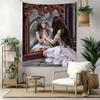 Gothic Style Wall Decor Tapestry Art For Pet Memorial Birthdaywedding Party Backdrop Family Gift