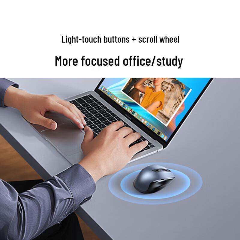 UGREEN Ergonomic 2.4G Wireless Silent Mouse