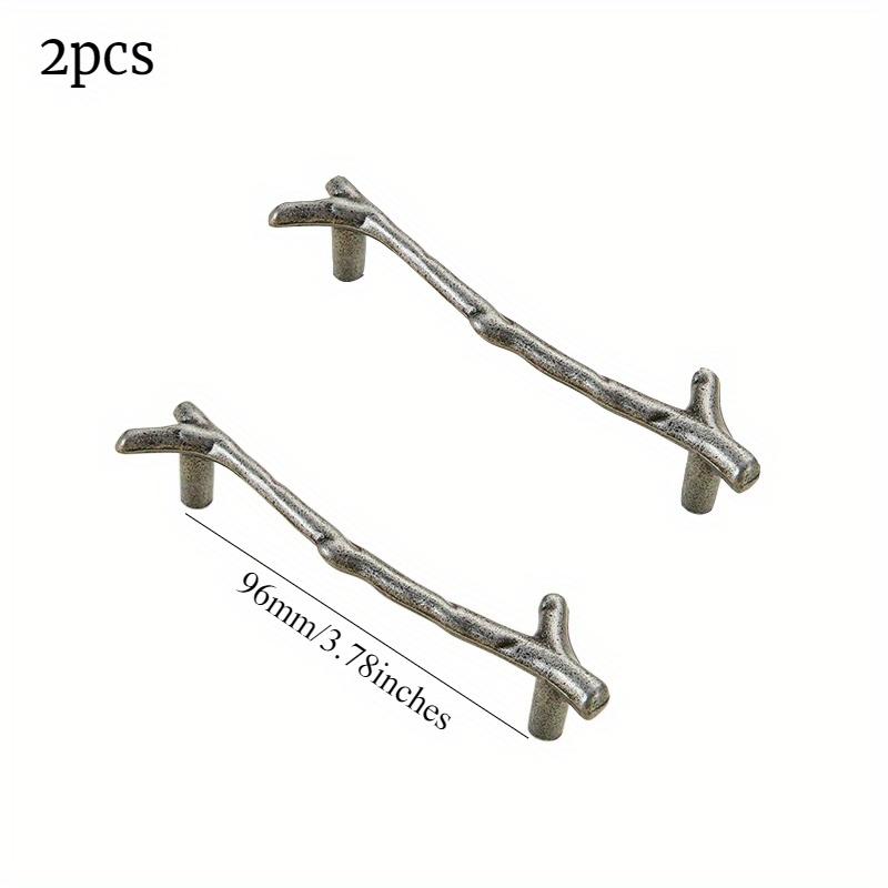 2pcs 96mm Modern Simplicity Knobs Door Pulls Hardware Fashion Tree Branch Furniture Handle Kitchen Cabinet Handles