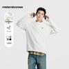 Metersbonwe Unisex Small Logo Round Neck Sweatshirt