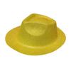 Glittering Powder Cowboy Hat Hiphop Sparkling Plastic Disco Fedora Cap for Party Costume Dancers Rapper Mardi Gras