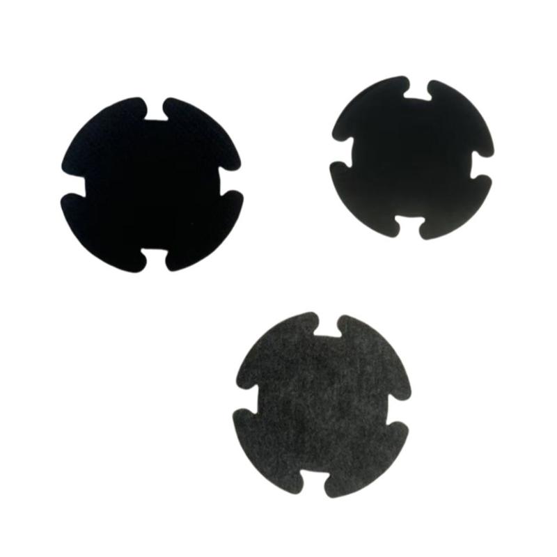 Drum Reinforcement Sticker Bass Kick Drum Mute Pad Felt Bass Drum Silencers Pad Dampeners Drum Practice Accessory