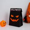 3 Stück Halloween Geschenktüten Kürbis Geist Spinne Party Süßigkeitstüten Backen Kekse Schokolade Kraftpapier Verpackungsbeutel Geschenkaufbewahrung B