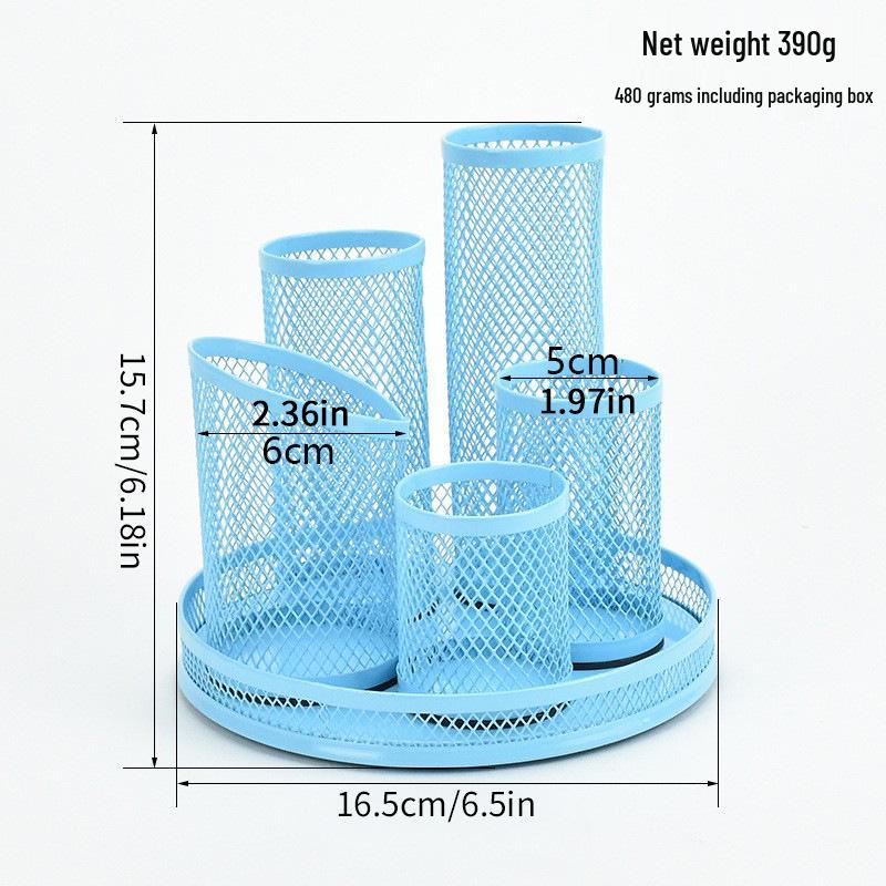 Multi-functional Rotating Student Pen Holder with Free Combination