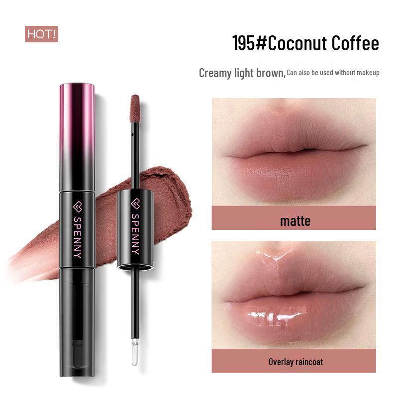 Spenny Zwei-Enden-Spiegel Tauglänzender Lippen-Gloss