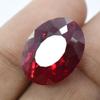 Natural Red Ruby Loose Gemstone Oval Shape 17.85 Ct Bloody for Jewelry Making and Gem Collections