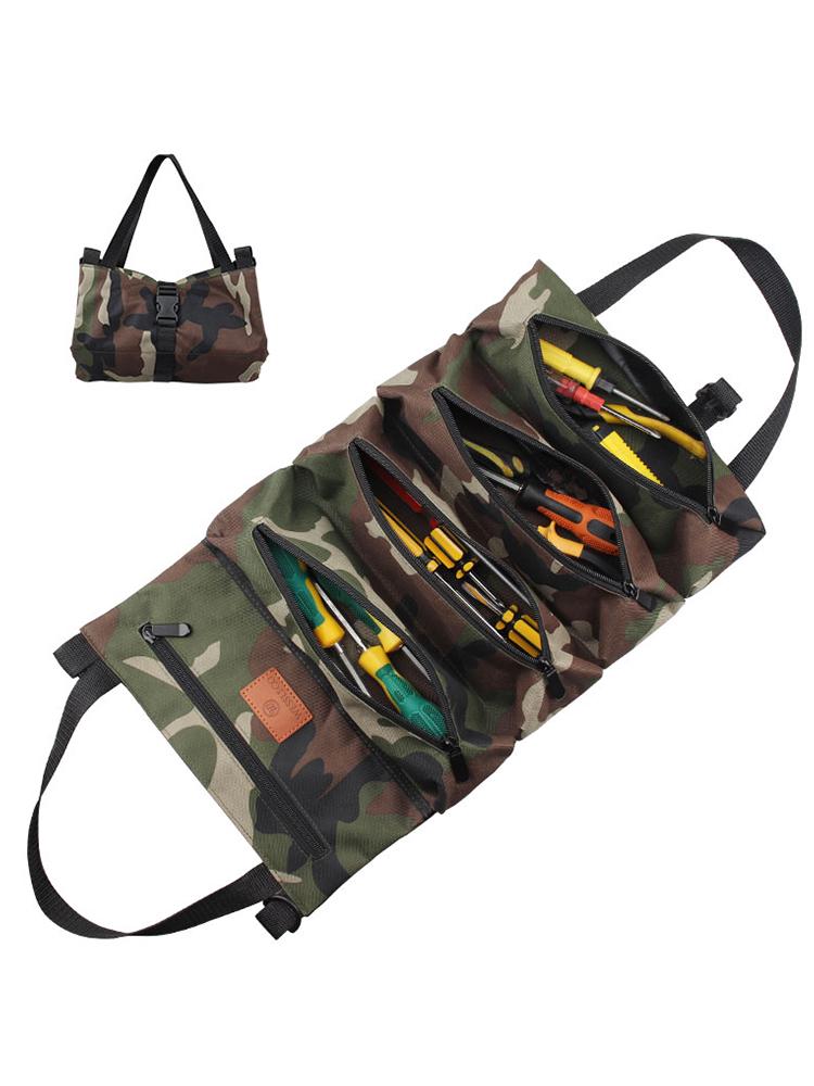 Verschleißfeste Canvas-Werkzeugtasche: Multifunktionaler Hardware-Organizer für Elektriker & Schreiner