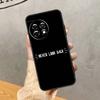 Simple Minamilst Black Quote Case For OnePlus 15R 13T 13R 13 12 12R 11 10 9 Pro 10T 8T Nord 5 CE 2 3 4 Lite N20 N30 Cover