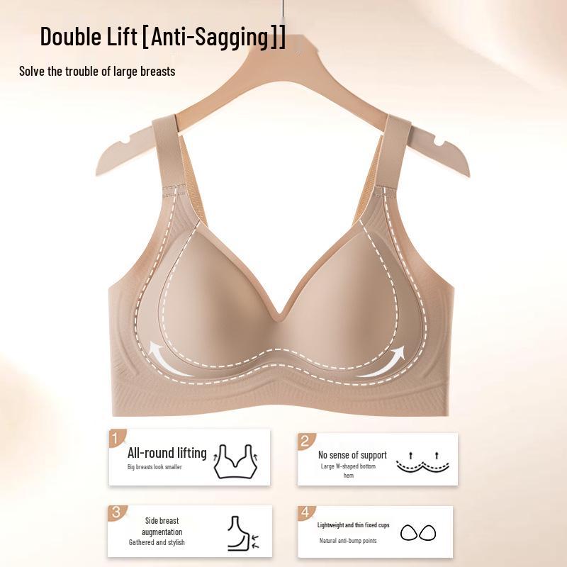 Seamless Plus Size Women's Anti-Sagging Lift Bra - Slimming Maternity Fit