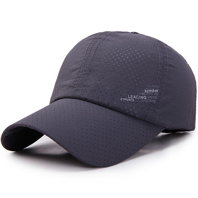 Hat Men's Summer Thin Shade Cap Outdoor Quick Drying Hat Women's Casual Breathable Mesh Fishing Sun Baseball Cap