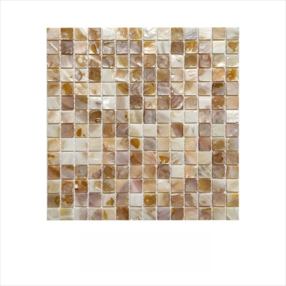 Shell Mosaic Tile Sticker 30x30CM Wallpaper Tile Simple Mosaic Tiles Wall Decoration