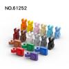 20pcs MOC Parts 61252 Plate Special 1 X 1 with Clip 6019 Compatible Bricks DIY Assmble Building Blocks Particle Kid Brain Toy