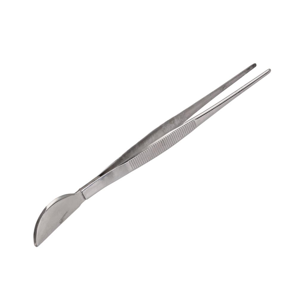 Rust Proof Bonsai Tweezers Set Crescent Moon Head Long Plant Tweezers Rake Spatula Tools