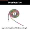 2Pcs Rhinestones Shoelaces 140cm Glitter Round Laces Shining Crystal Shoe Lace Strings Drawstring Cords Replacement