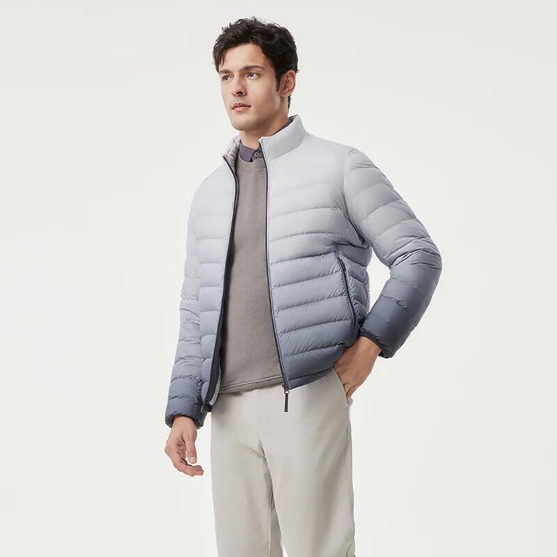 Tanboer Men's Lightweight Stand-Up Collar Down Jacket