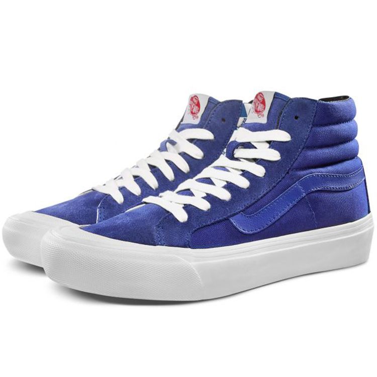 Vans Styl 138 OG LX Boty na skateboard s vysokým svrškem Modrá šachovnice Unisex tenisky VN0A3DP9VQD