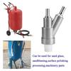 Car 35mm Stainless Steel Sand Blaster Sandblasting With 8mm Boron Carbide Nozzle Car Maintenance Tools