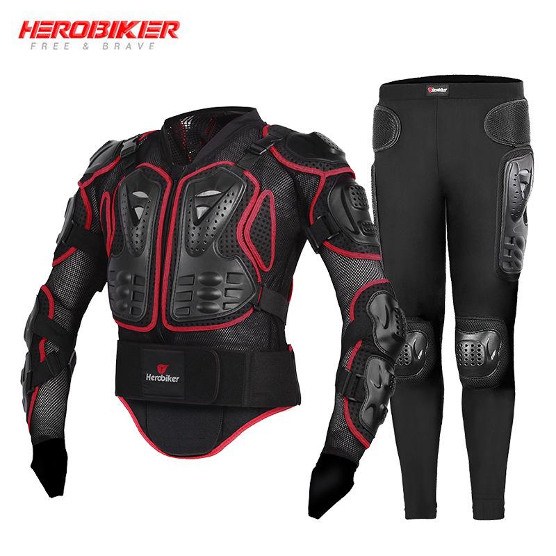 Motorcycle Off-Road Protective Armor: Leg Guards, Elbow Pads, Chest & Neck Protector