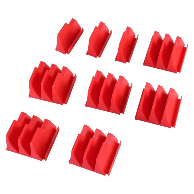 

20Pcs Modular Wrench Organizer for Tool Drawer Storage Wrench Holder Tool box Kit for Professional Mechanic Organizer красный