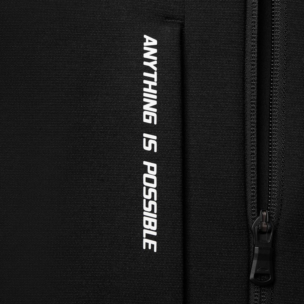 Li-Ning Comfortable Casual Simple Versatile Hooded Zip Letter Jacket Men Jacket AWDVD39-2