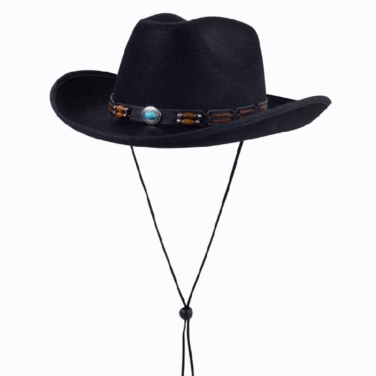 Cowboy Hat Wide Brim Hat for Disco House Cocktail Parties Cowgirl Theme