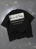 Das Letzte Abendmahl Kunstdruck Rückseite Grafik T-Shirt für Unisex Hergestellt aus 100% Baumwolle Perfekt für Sommer Streetwear Stil und Lässige Outfits
