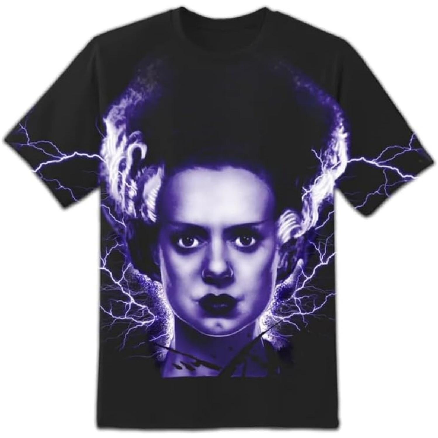 Мужская футболка Rock Rebel с принтом «Невеста Франкенштейна» из коллекции «Универсальные монстры» XXXXXL разноцветный