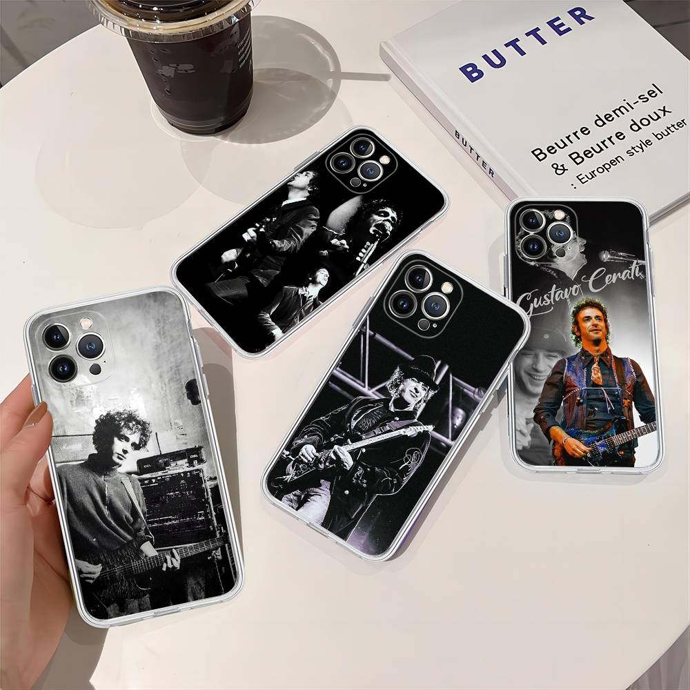 Gustavo Cerati Soda Stereo Fit For iPhone 16 15 Promax Phone Case iPhone 14 11 12 High end 13 Pro Silicone
