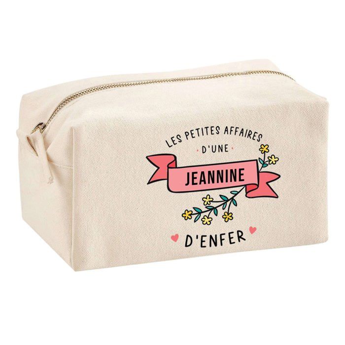 Trousse multifonction Jeannine Les Affaires d'Enfer Cadeau Anniversaire Collègue Idée Original | Trousse Scolaire Fournitures Bureau