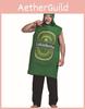 Fantasia de Halloween Garrafa de Cerveja Falsa Traje Cosplay Para Adultos Com Tecido de Poliéster Para Apresentações de Palco