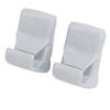 2pcs Grey Sun Visor Retainer Clip Holder MR654343 Sun Visor Hook Clip Bracket Replacement For Mitsubishi Lancer 2006-2017