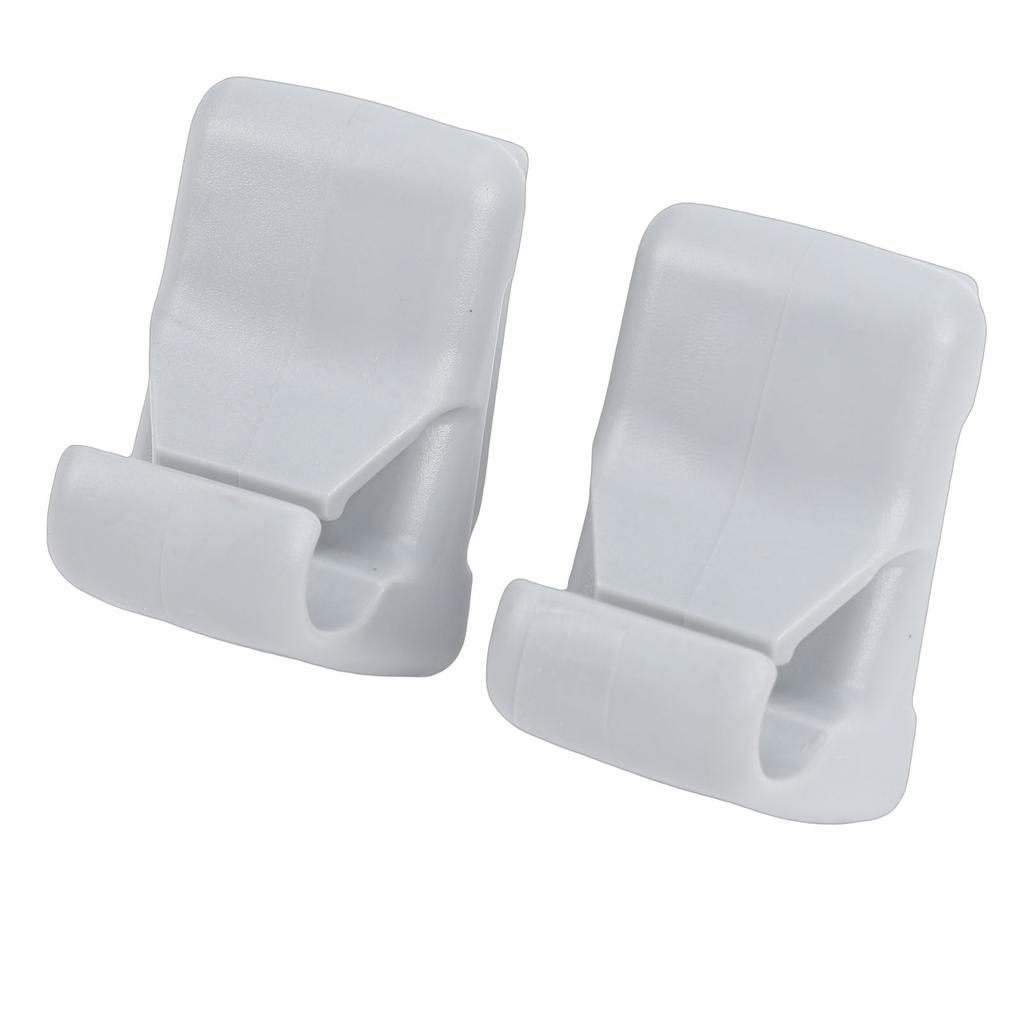 2pcs Grey Sun Visor Retainer Clip Holder MR654343 Sun Visor Hook Clip Bracket Replacement For Mitsubishi Lancer 2006-2017