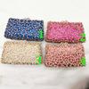 Women AB Diamond Snow Evening Clutch Bag Silver Wedding Bridesmaid Chain Handbags Small Crystal Purses