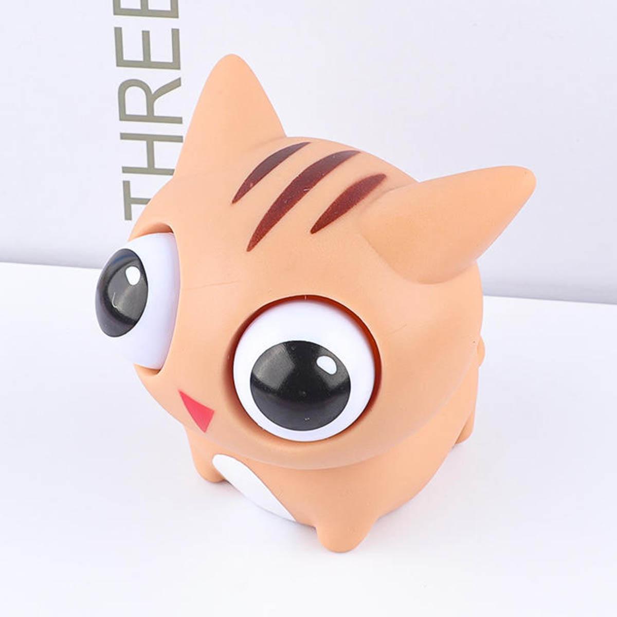 

Funny Eyeball Burst Squeeze Toy Squishy Cartoon Cat Fidget Toy Kids Stress Relief Antistress Funny Pet Cat Animal Sensory Ball