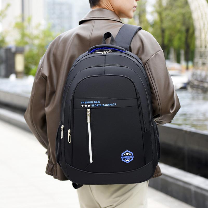 Schultasche Neuer lässiger Computer-Rucksack Herren-Reise-Pendler Wasserdichter lässiger Geschäftsrucksack College-Student Schultasche